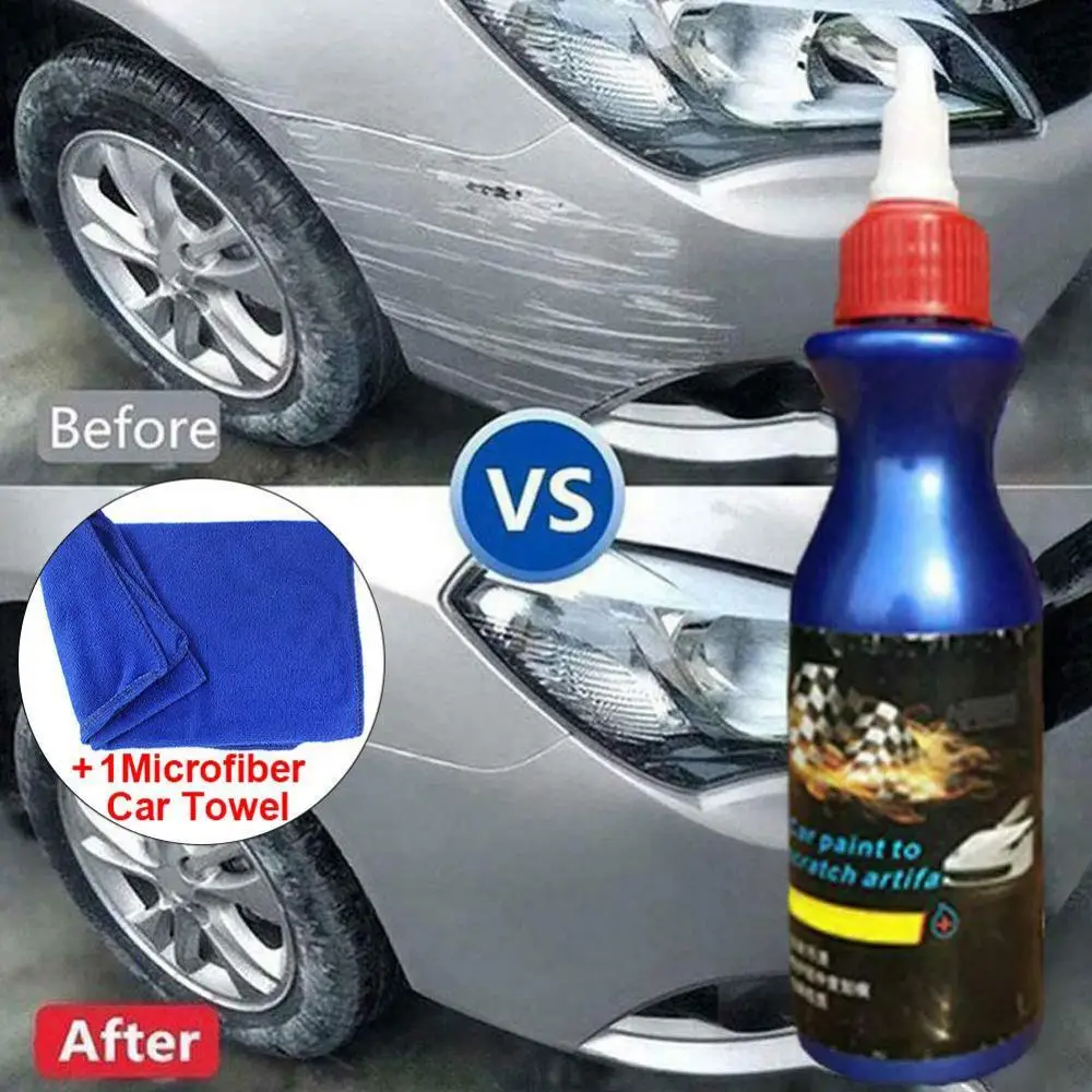 100g Car Vehicle Paint Care Scratch Remover Restorer Repair Agent with Towel Tool Maintenance Care Paint Polishes Car Exterior