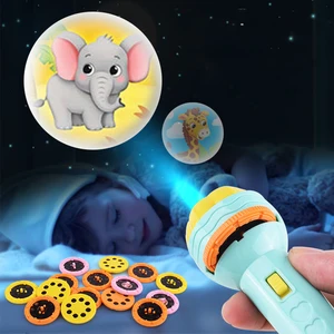 Lantern Projector Lamp toy Beautiful Drawing Creativity Toy Laminho Projector Lamping Baby Toy Sleeping Book Stories Book 8 Main Sales Children's Lantern - №1