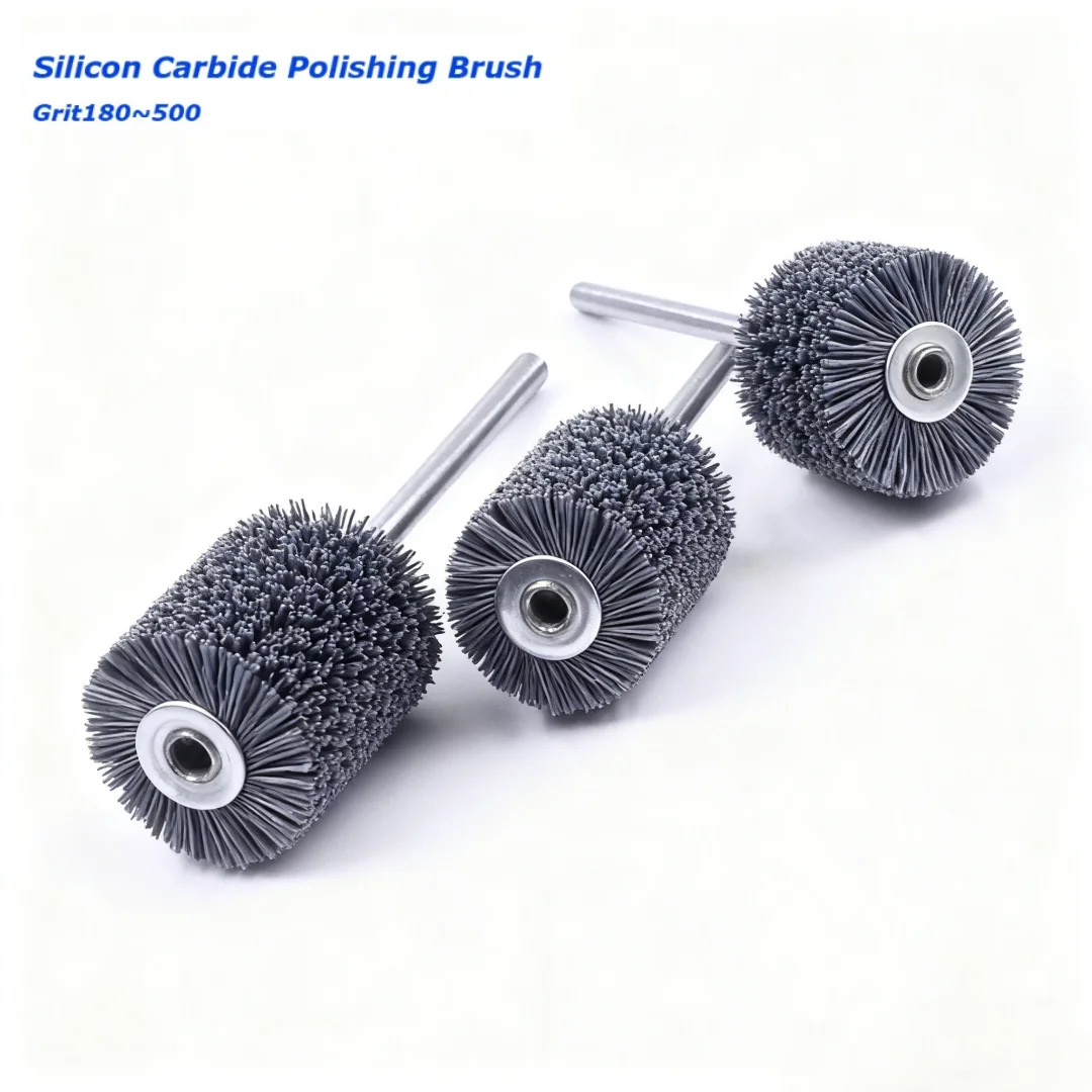 

Silicon Carbide Abrasive Wire Hole Grinding Pipe Deburring Brush Engine Pipeline Cleaning And Polishing Brush Grit180~500