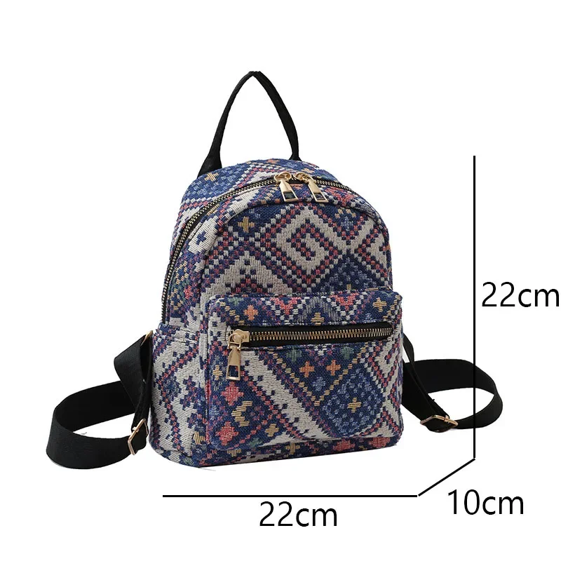 Retro Women Small Backpack Fashion School Bags Female Causal Children Travel Shopping Girl Backpacks Schoolbags Feminina Bag