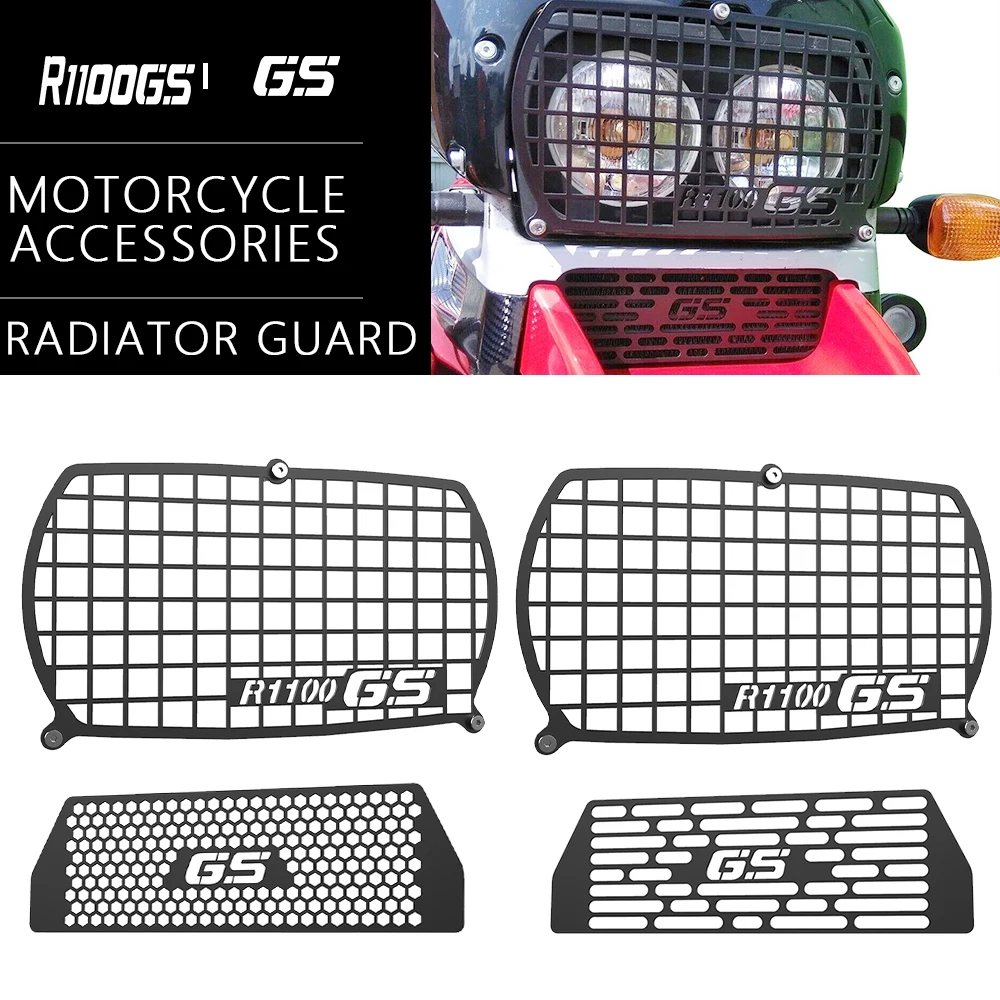 

Motorcycle R 1100 GS Headlight Guard Grill & Radiator Cooler Protective Grille Set For BMW R1100GS 1994 1995 1996 1997 1998 1999