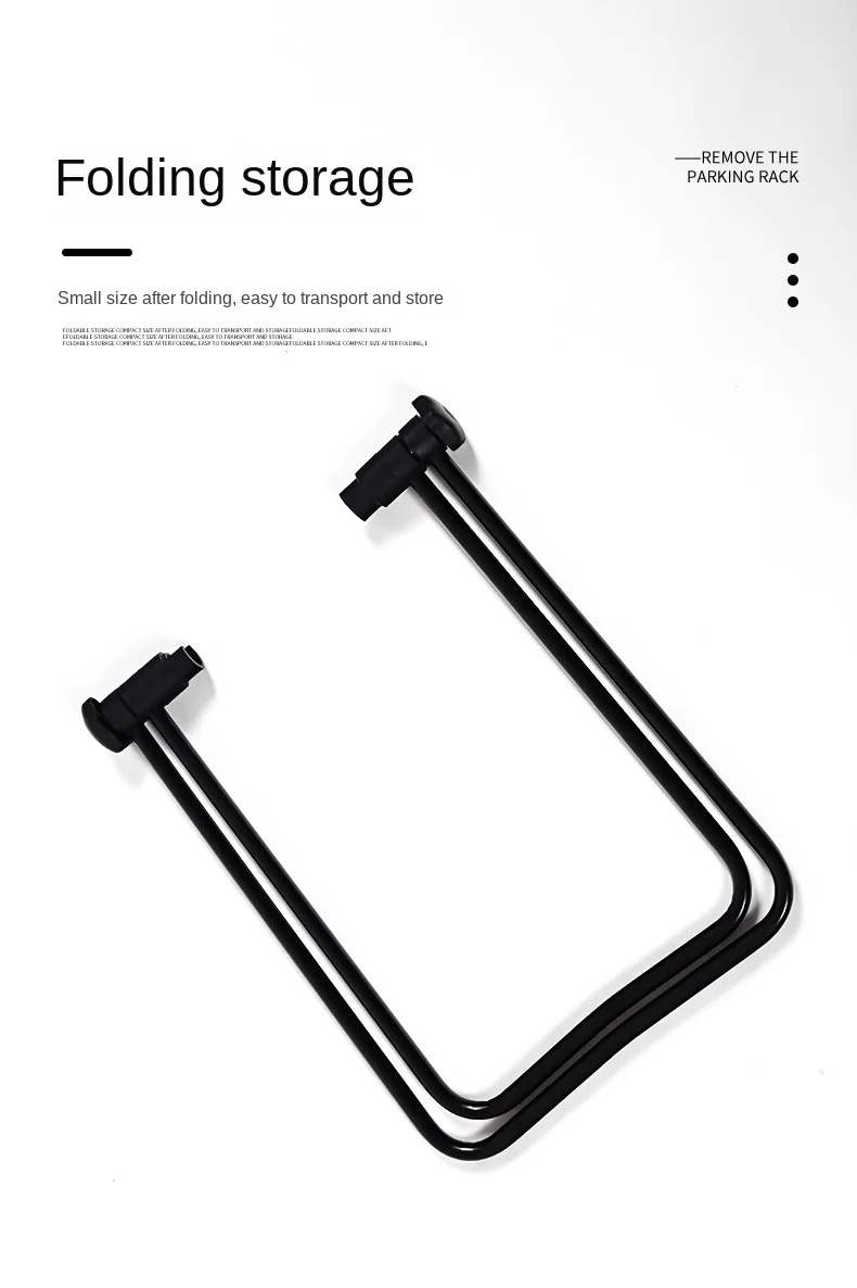 Hohe Qualität Universal Flexible Fahrrad Display Triple Radnabe Reparatur Ständer Kick Ständer Für Parkplatz Halter Klapp – Detail 5