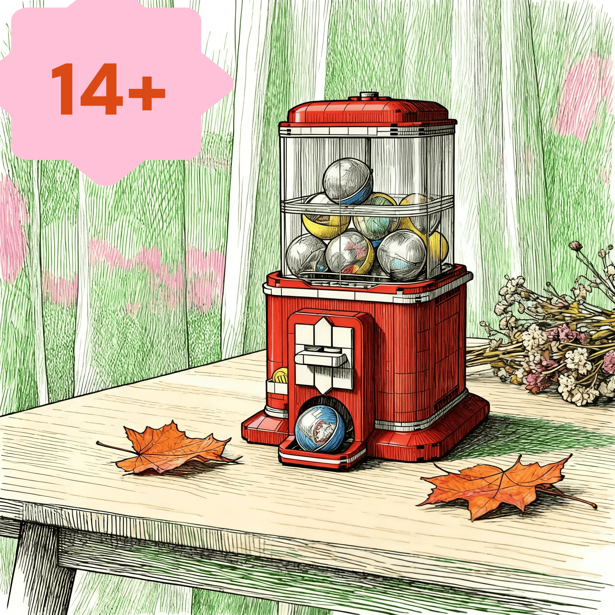 

2026 new MOC home decoration 1343pcs building red interesting game console model brick assembly toy creative children's gift hol