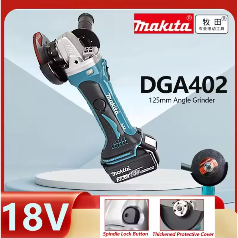 

DGA402 Angle Grinder Rechargeable Multifunctional Four-inch Lithium Battery Cutting Machine Electric Gri
