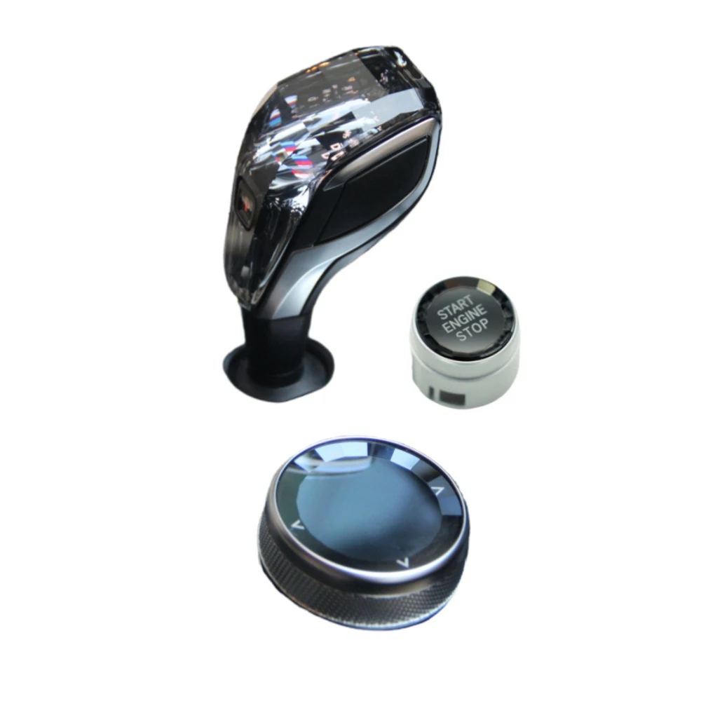 

Vstar Auto Interior Accessories Crystal Gear Shift Knob For 7 Series F01 F02 F04 2009-2012 3PCS In 1 Set