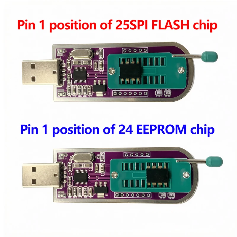 CH347 High-Speed Programmer Module USB SPI I2C Flash Burner 1.8V Level Adapter EEPROM Writer For BIOS Chip Reading Writing