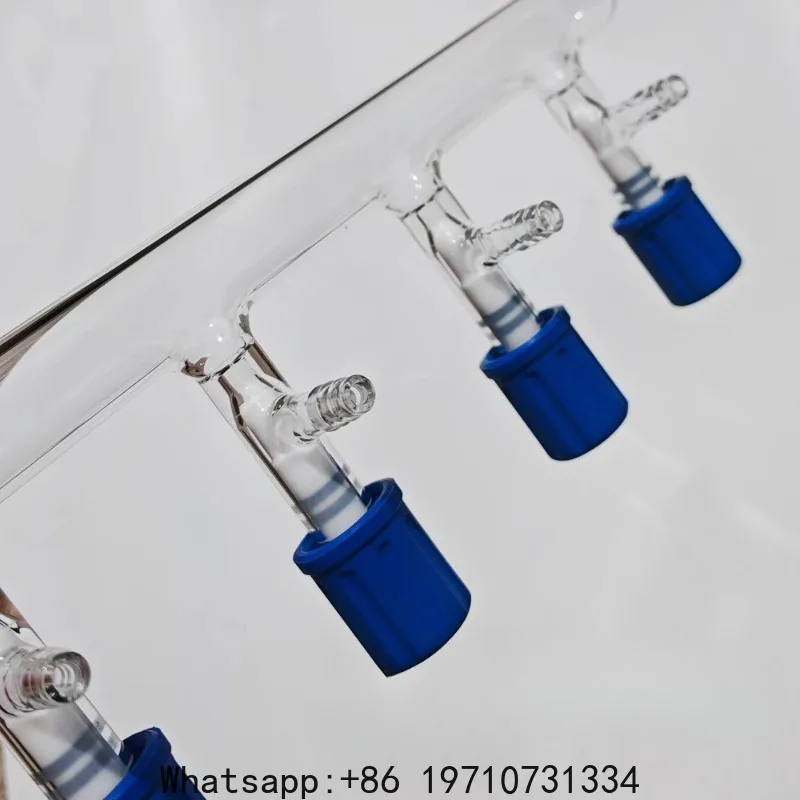 High vacuum valve joint door single row pipe gas distributor, interchange high vacuum valve replacement gas pipeline