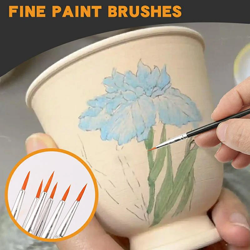 #50Pcs Painting Brushes For Painting Handcraft Arts And Craft For Artistic Multifunction Hook Line Painting Equipment