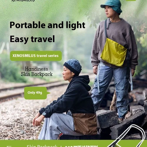 Imagen 1 del producto XENOSMILUS Packs de viaje: bolso de hombro tipo bandolera portátil y liviano con piel resistente al agua para negocios y actividades al aire libre