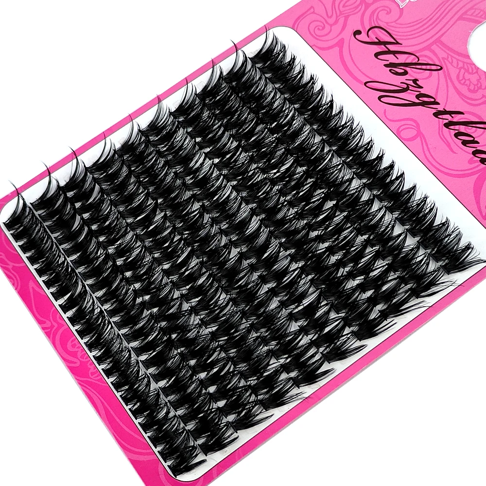 New Cluster Lashes DIY Eyelash Extension D/DD Curl Segmented Individual Lashes Mixed Tray Faux Mink Lash Clusters Extensions