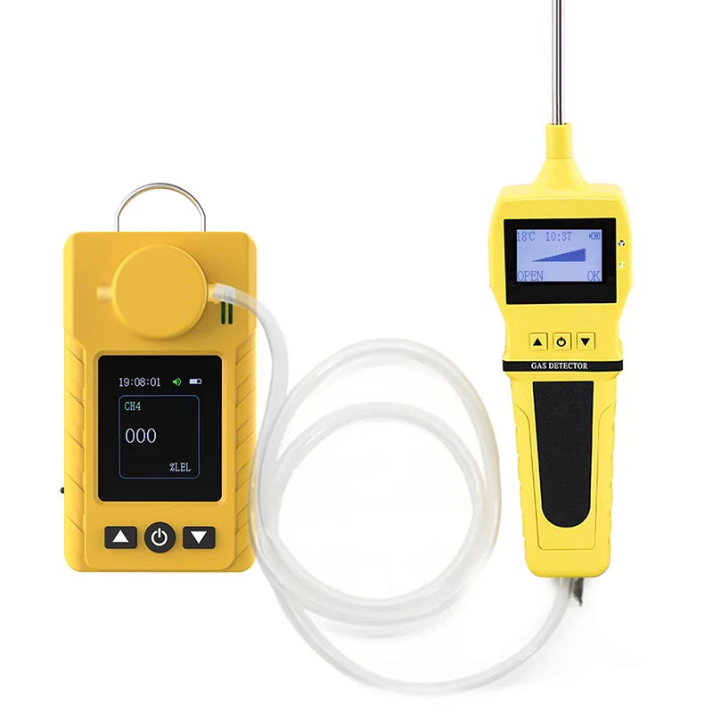 SH100 Portable Combustible Sensitive Pump Inhale LPG / LEL / Natural / Methane Leak with LCD Screen