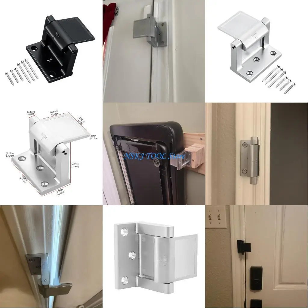 L8RC لوحة تقوية قفل الباب المعدني متعددة الأغراض مع وسادة ممتصة للصدمات مثالية للمساحات التجارية المنزلية #1