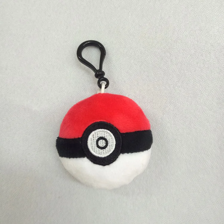 6cm Pokemon Elf Ball Anime mainan mewah ransel mewah liontin boneka gantungan kunci Aksesori Mobil hadiah ulang tahun anak