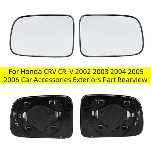 Imagen 1 del producto Para Honda CRV CR-V 2002 2003 2004 2005 2006 Accesorios para Automóviles Piezas Exteriores Lente de Vidrio Reflectante para Espejo Retrovisor con Calefacción