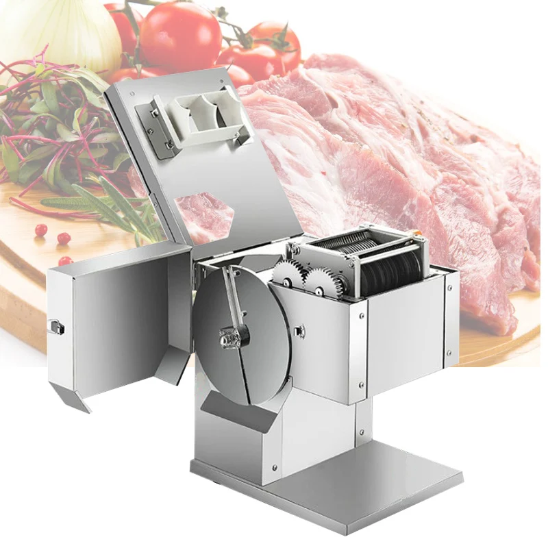 

Multi-functional Meat Slicer Cutting Machine Stainless Steel Electric Slicer Vegetable Pork and Mutton Bone Saw Meat Cutter