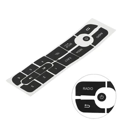 Car CD Radio-Audio Button Repair Decals Sticker For Megane FOR Master FOR Scenic 3 150X50MM For LHD Car Vehicles Stickers