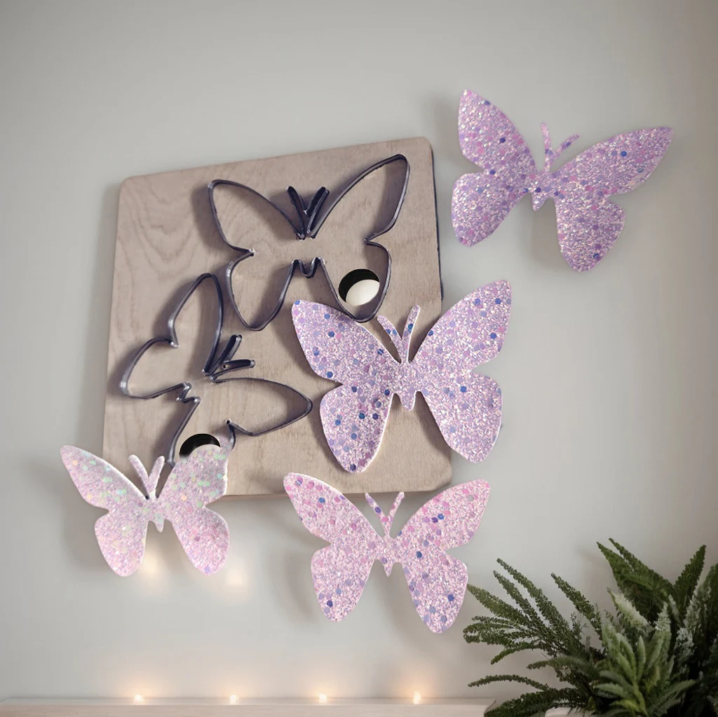 

1 шт., форма для вырезания в виде бабочки 9,5x7,5 см, для рукоделия, высококачественный инструмент для резки кожи