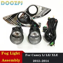 1Set Car Styling Spot Light Fog Lamp Assembly For Toyota Camry L/ LE/ XLE 2012 2013 2014 With Switch