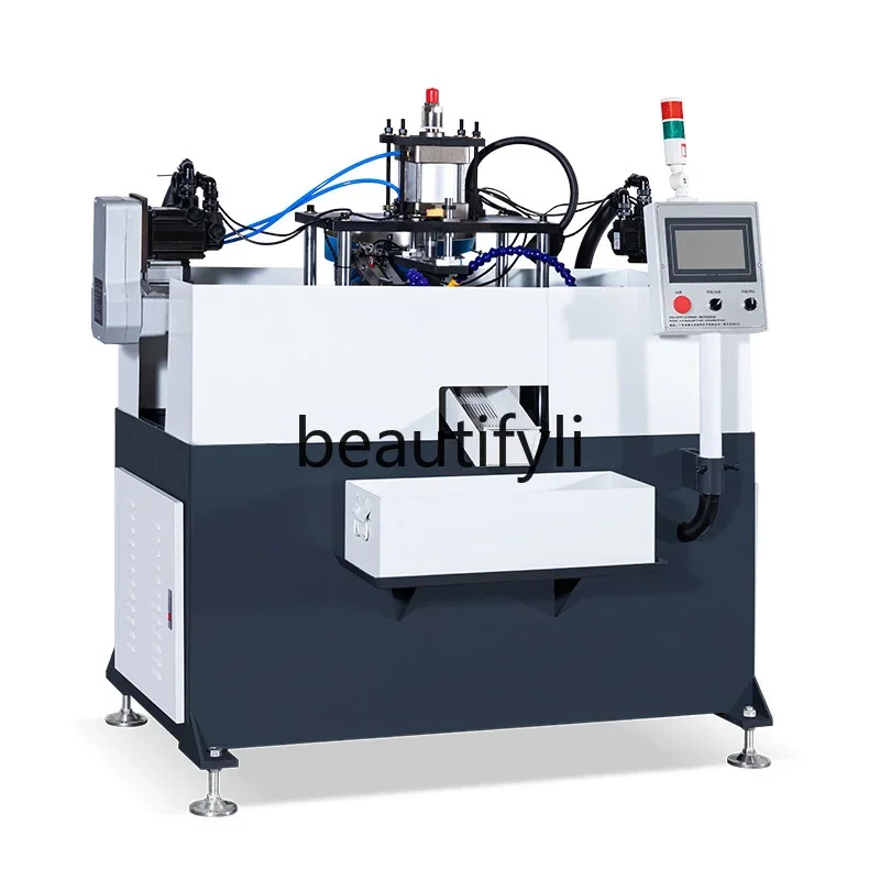 Double head long workpiece high speed servo multi-axis automatic drilling machine chamfering machine