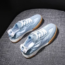 Korean Ladies Footwear Round Toe Women's Shoes Lace Up Light Comfortable and Elegant Daily Routine On Offer Designer Luxury H A