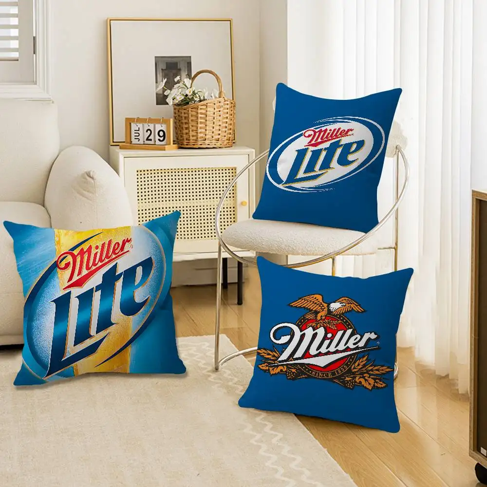 M-Miller Cushion Cover Car Throw Pillow Case For Sofa Car Christmas Gift 40x40cm 45x45cm