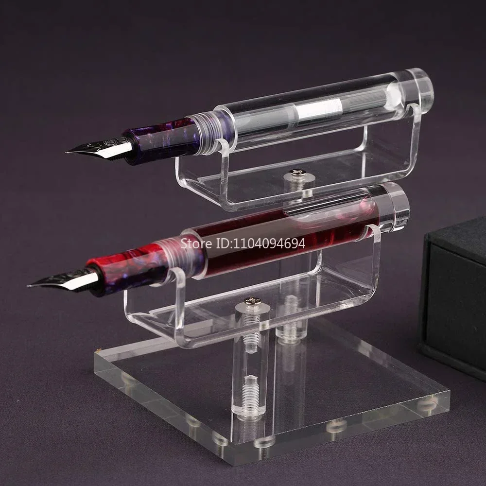 

MAJOHN C1 Dropper Fountain Pen Fully Transparent Large-Capacity Ink Storing Iridium EF/F/M Fashion Nice Writing Office Gift Pen