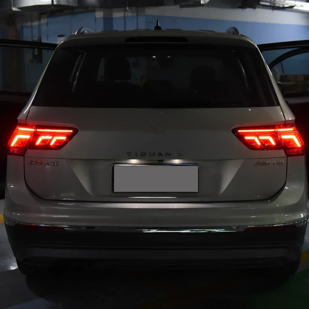 

Car Taillights Assembly for 2017-2021 Tiguan L LED Auto Rear Back Lamps Upgrade New 2024 Style Plug and Play Accessories