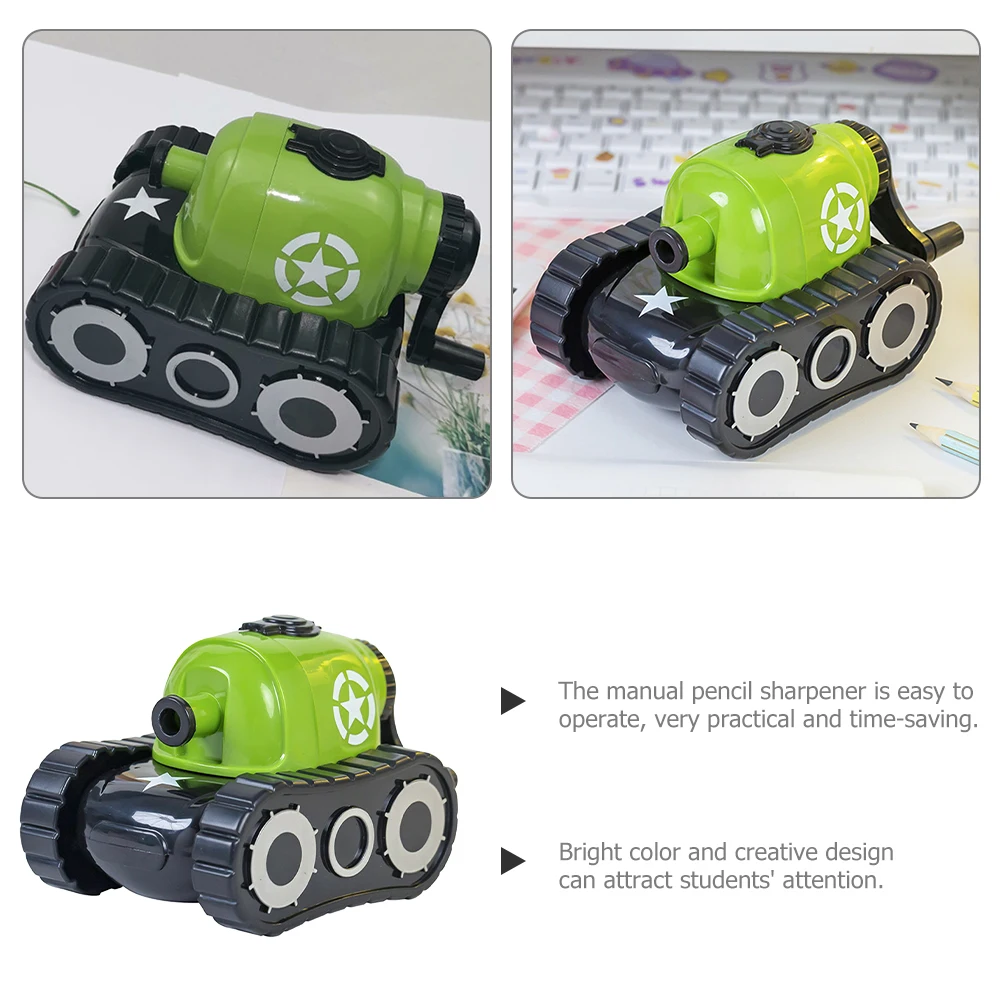 

Manual Pencil Sharpener Portable Cartoon Sharpener Small Lightweight School Supplies for Students Artists Design Colorful