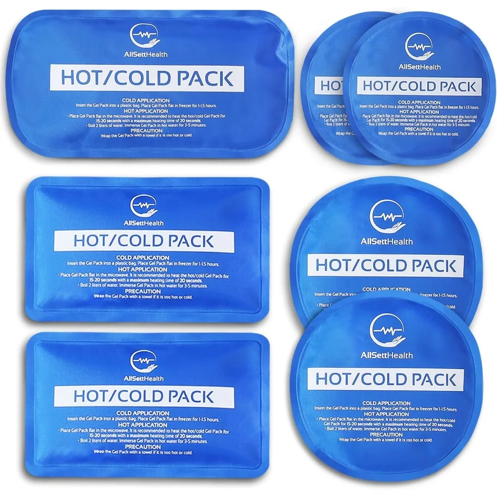 

Reusable Hot Cold Therapy Packs Flexible Multipack for Back Neck Shoulder Pain Relief