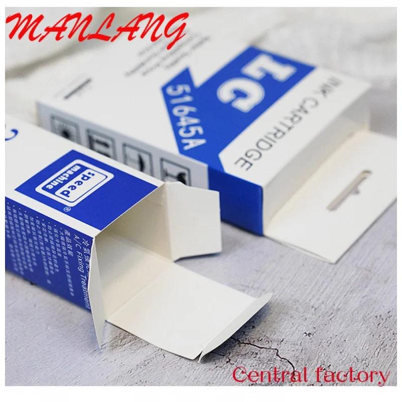 Folding Paper Box Packaging, CMYK Impresso Perfume Embalagem Caixa, Design templates Box, Custom Printing Logo