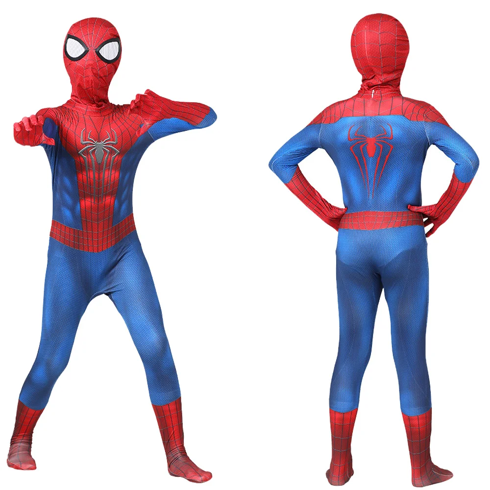 Body para niños increíble Spiderman Cosplay superhéroe niños IPTV España Cosplay ropa de fiesta niño Zentai trajes disfraz de Halloween