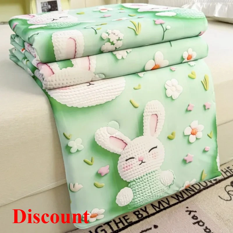 

2025 new imitation brocade ammonia cool feeling 5D digital relief summer quilt summer cool quilt air conditioner quilt