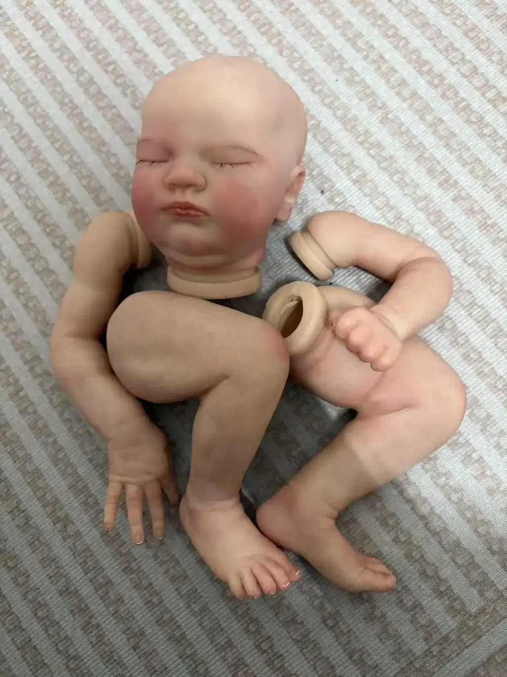 EGO Customized Limited Supply 18inch Reborn Baby Quinlyn Painted Kit DIY Part With Cloth Body Christmas Gift