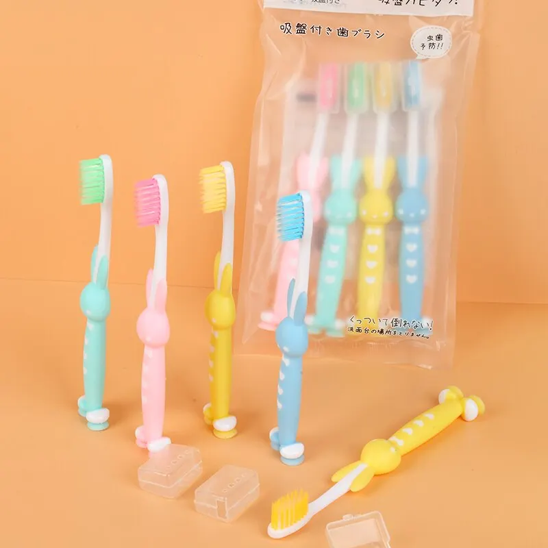 Cartoon Children Toothbrush, Manual Toothbrushes With Extra Soft Bristles For Deep Cleaning Oral Care At Home For Kids