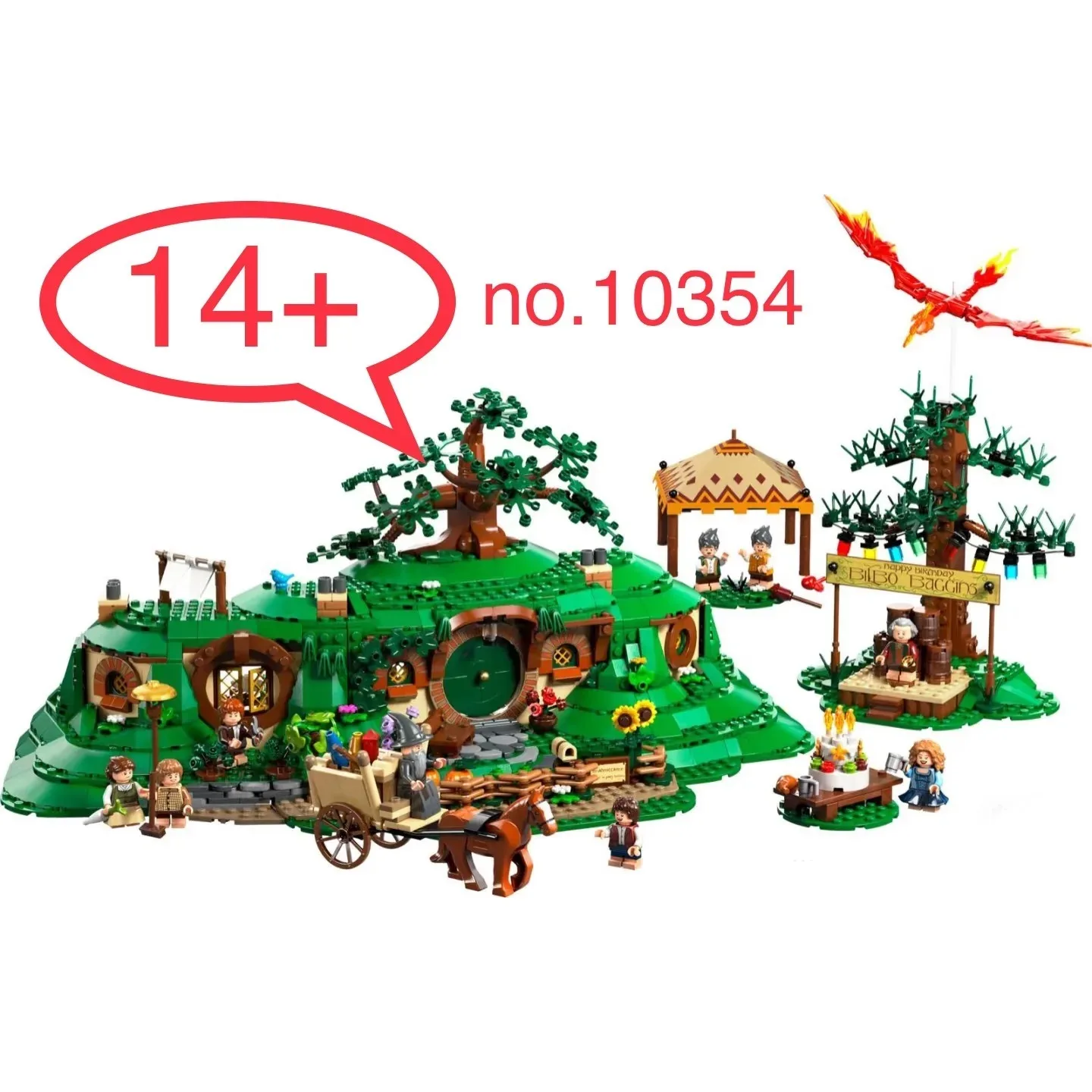 

Creative street scene hot-selling DIY toys compatible with Shire Hole10354 building blocks street view toys children's gifts
