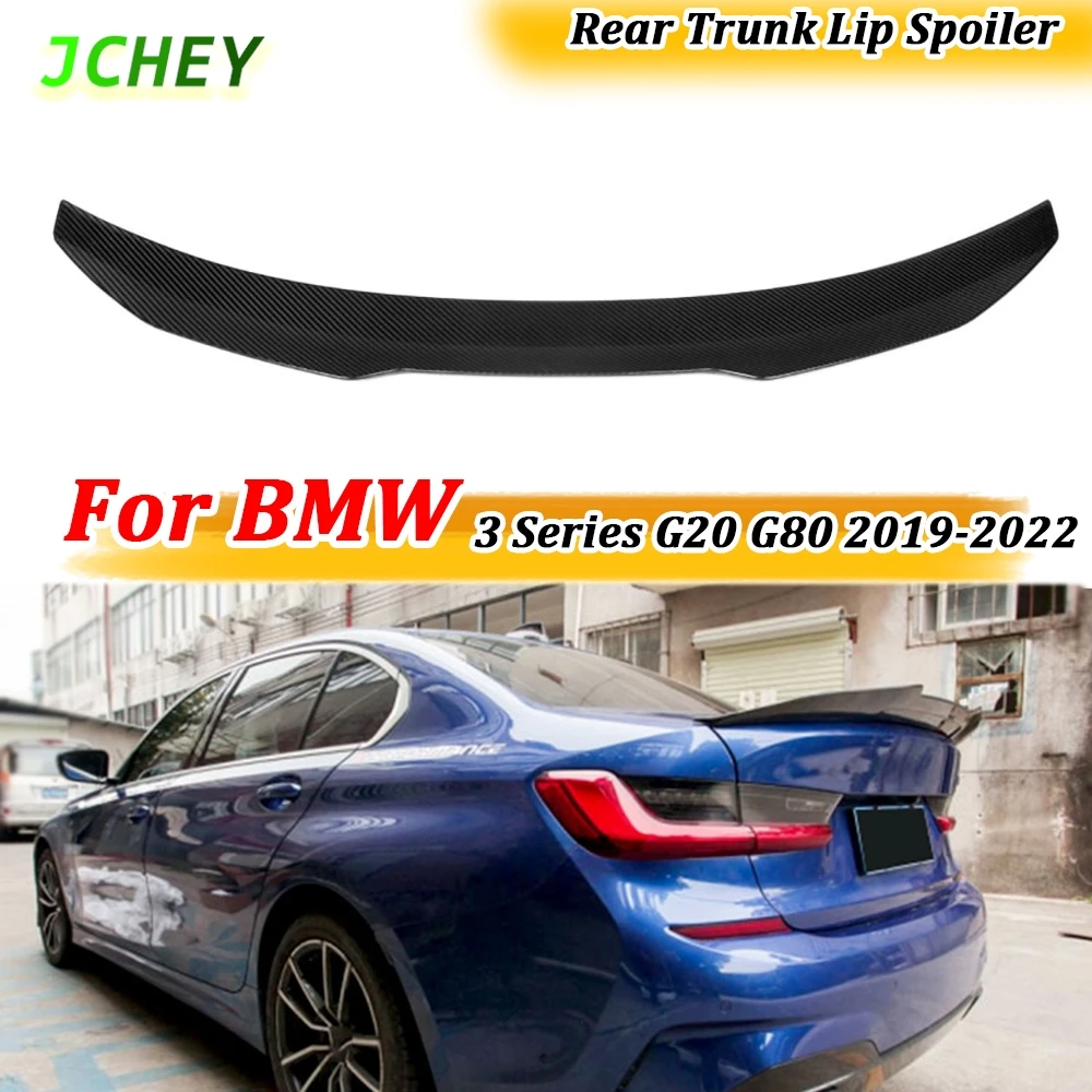 

Carbon Fiber Rear Trunk Lip Spoiler Boot Wings For BMW 3 Series G20 G80 M3 320i 325i 330i M340i 2019-2022 Car Accessories