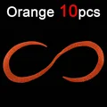 10 piezas de color naranja S