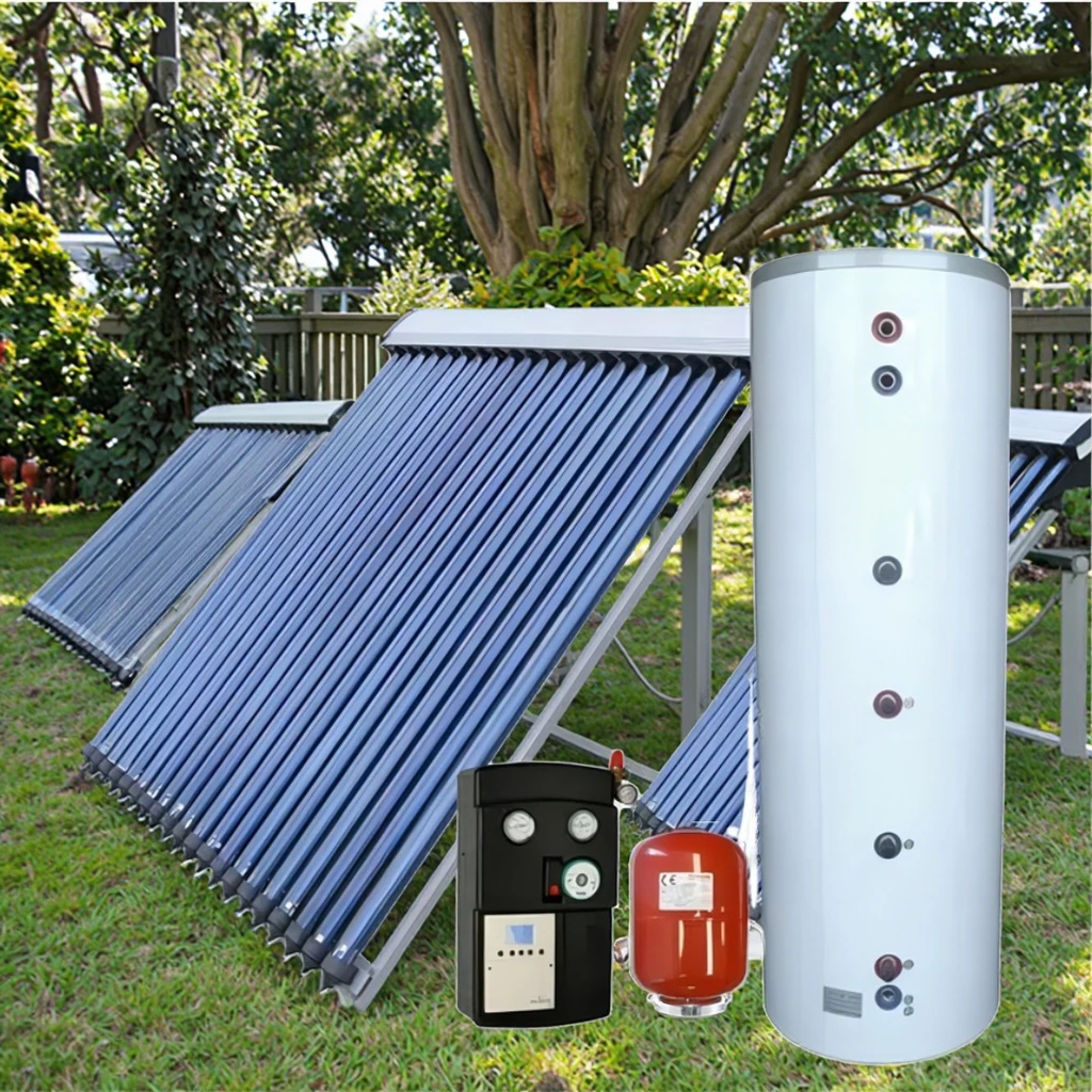 2026 Split Pressurized  Solar Hot Water Flat Panel System Heater for Roompromote sales
