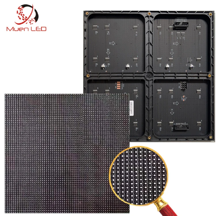 P4 32 Scan 256x256mm 64 x 64 dots  Indoor SMD LED Display Module screen using with control card Muen