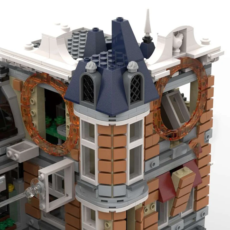 Populaire filmmodel Moc Bouwstenen Place Du Forum Model Technologie Blokken Assemblage Kerstcadeau Bouw Speelgoed DIY-sets