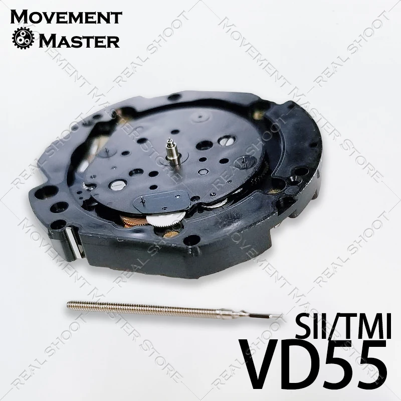 حركة كوارتز عالية الجودة SII TMI VD55C جذع قابل للتعديل 6 أيدي 24 ساعة كرونوغراف ثواني صغيرة لأجزاء إصلاح الساعة