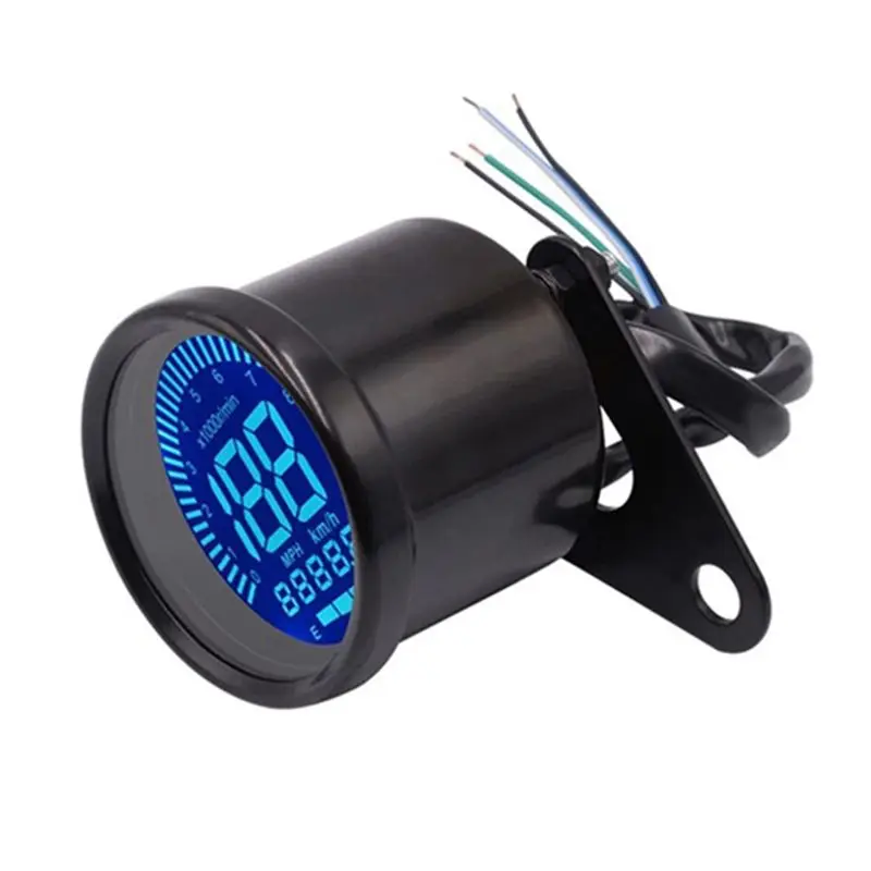Practical Motorcycle Odometer Motorcycle Meter Motorcycle Lcd Speedometer Universal Motorcycle Speedometer Motorcycle Retro Spee