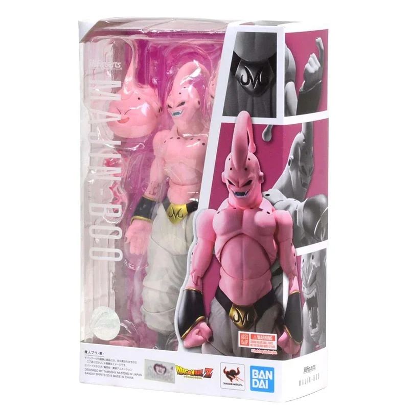 Spot Direct Bandai Original Dragon Ball Z Anime SHF MAJIN BUU SUPER Figurka akcji Zabawki Model kolekcjonerski dla dzieci Prezent