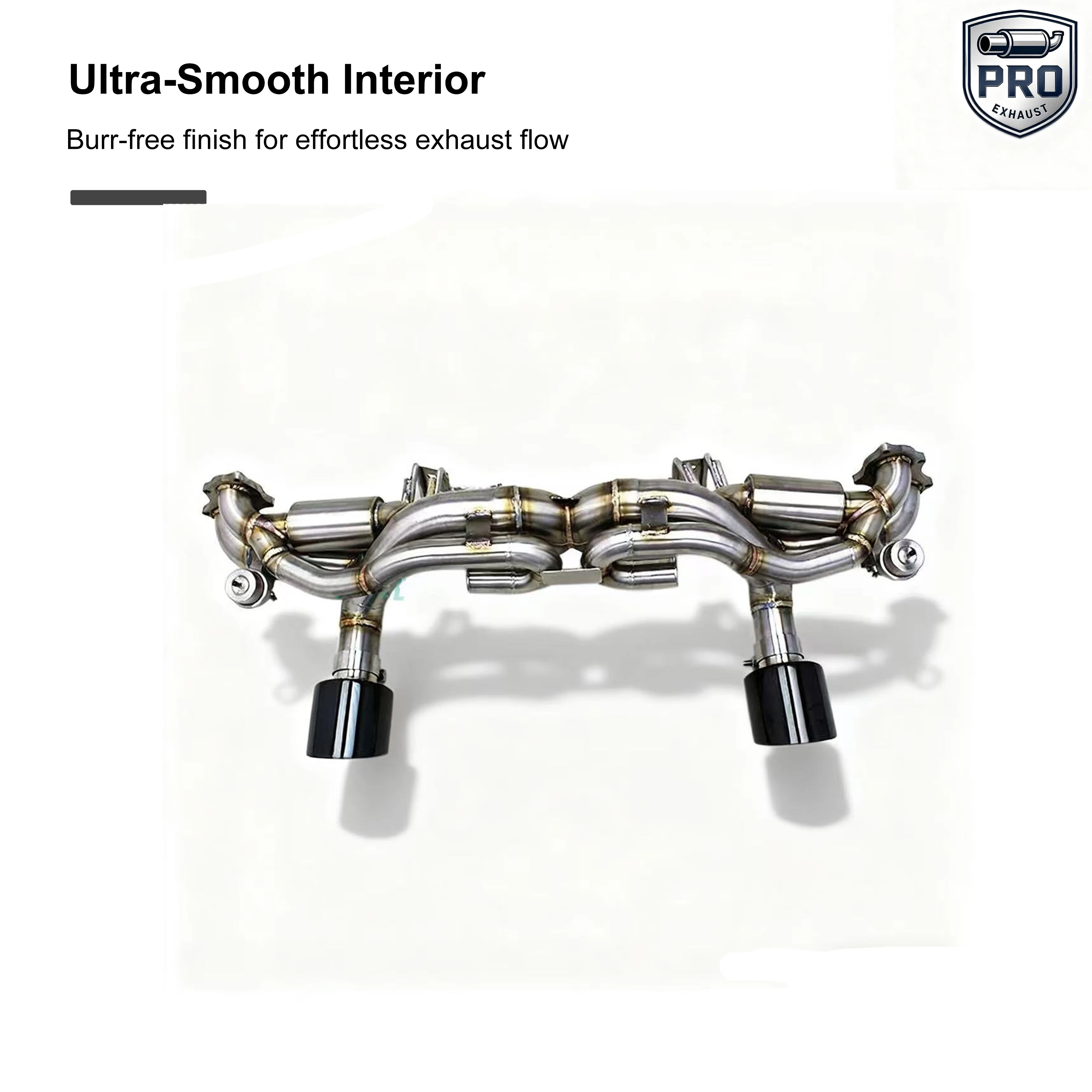 القسم الخلفي للأنابيب المستقيمة التلقائية لبورشه 718 كايمان GT4 RS 4.0L 2022-2025 صمام المحور الخلفي العادم OEM صمام المصنع Catback #2