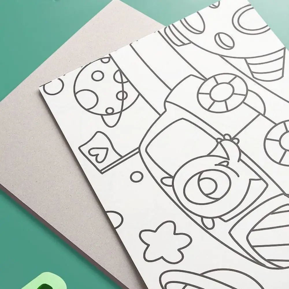 แบบพกพากระดาษหนังสือภาพวาด 30 แผ่น Creative Graffiti หนังสือภาพวาดด้วยมือนักเรียน