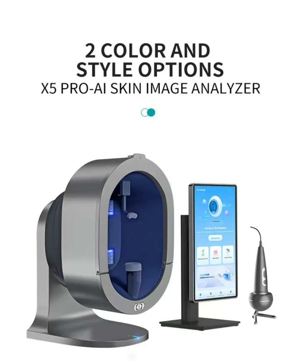 X5 Pro-AI Skin ImageAnalyzerFull-Body Multi-Spectral Scan for Beauty Equipment Scalp Analyzer Multi-Language15.6 Inch 21.5 Inch
