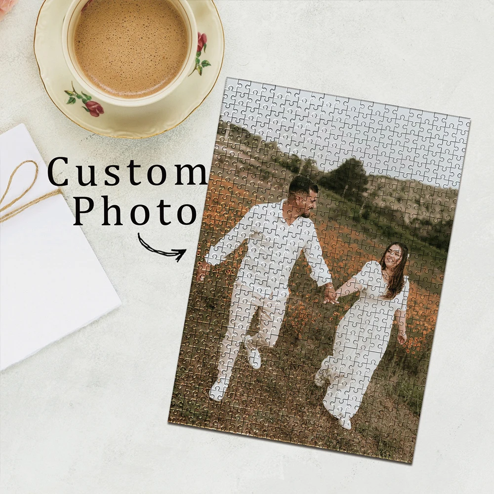 35/300/500/1016pcs Personalized Custom Photo Puzzle Couple Photos Friends A Memorable Keepsake Or A Special Celebration