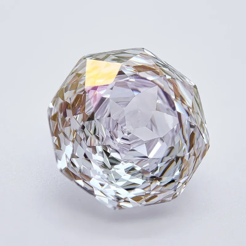 Cubic Zirconia Rose Cut Wholesale D Color Charms Beads for DIY Jewelry Making Pendant Earrings Bracelet Materials No Certificate