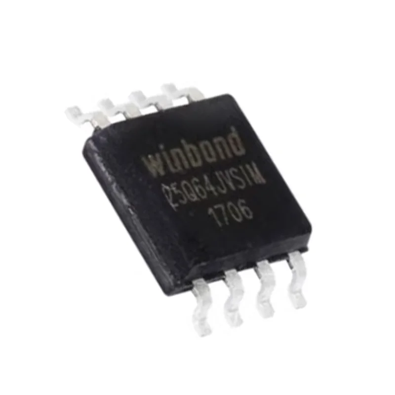 10 Brand New Original W25Q64Jvssim with Silkscreen 25Q64Jvsim, Packaged as Smd Sop8 Memory