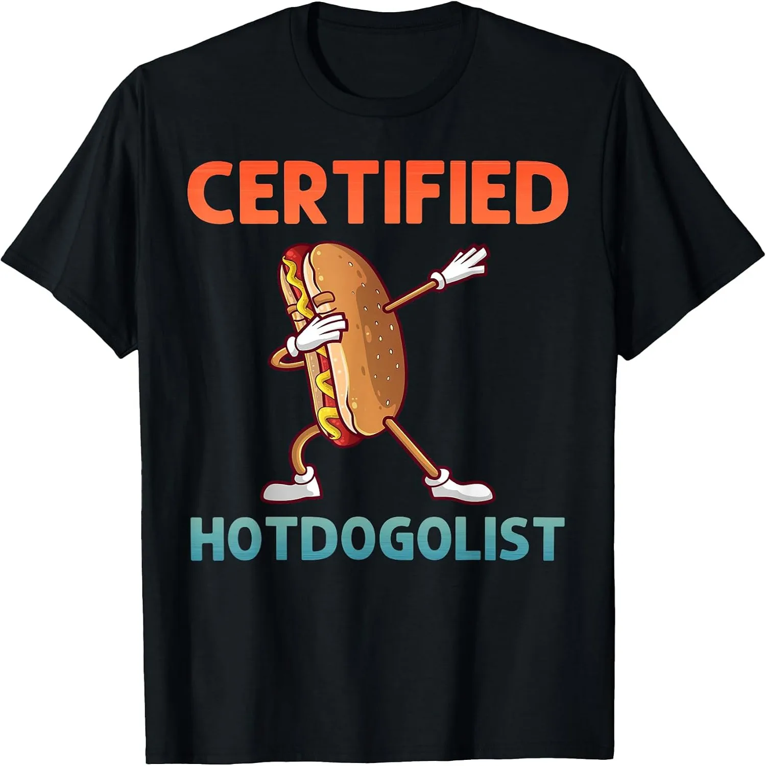 Cool Hotdog Outfit for Men Women Adult Hotdog Hot Dog Lover T-Shirt